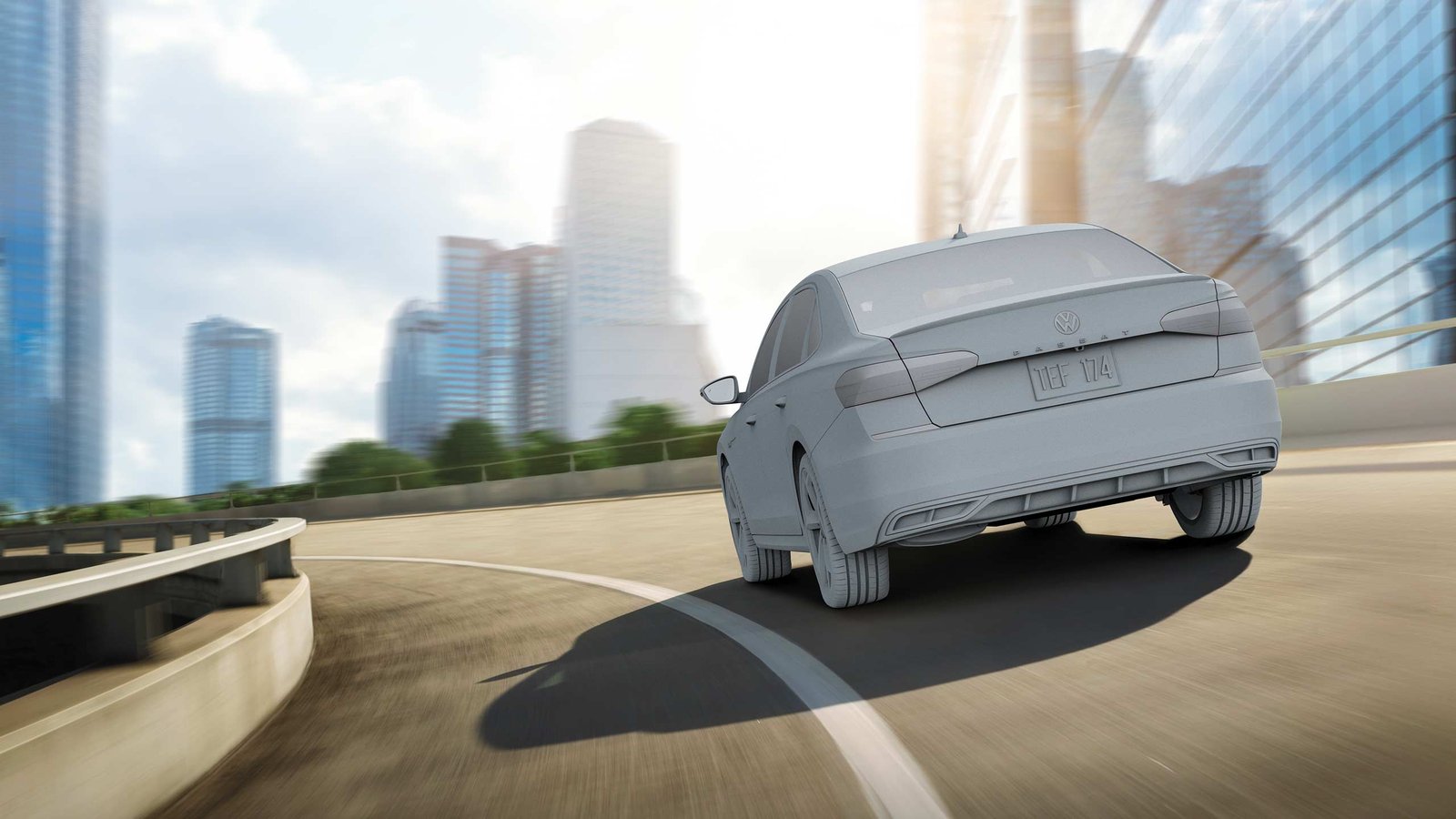 VW-Passat-2020-Rear-Clay